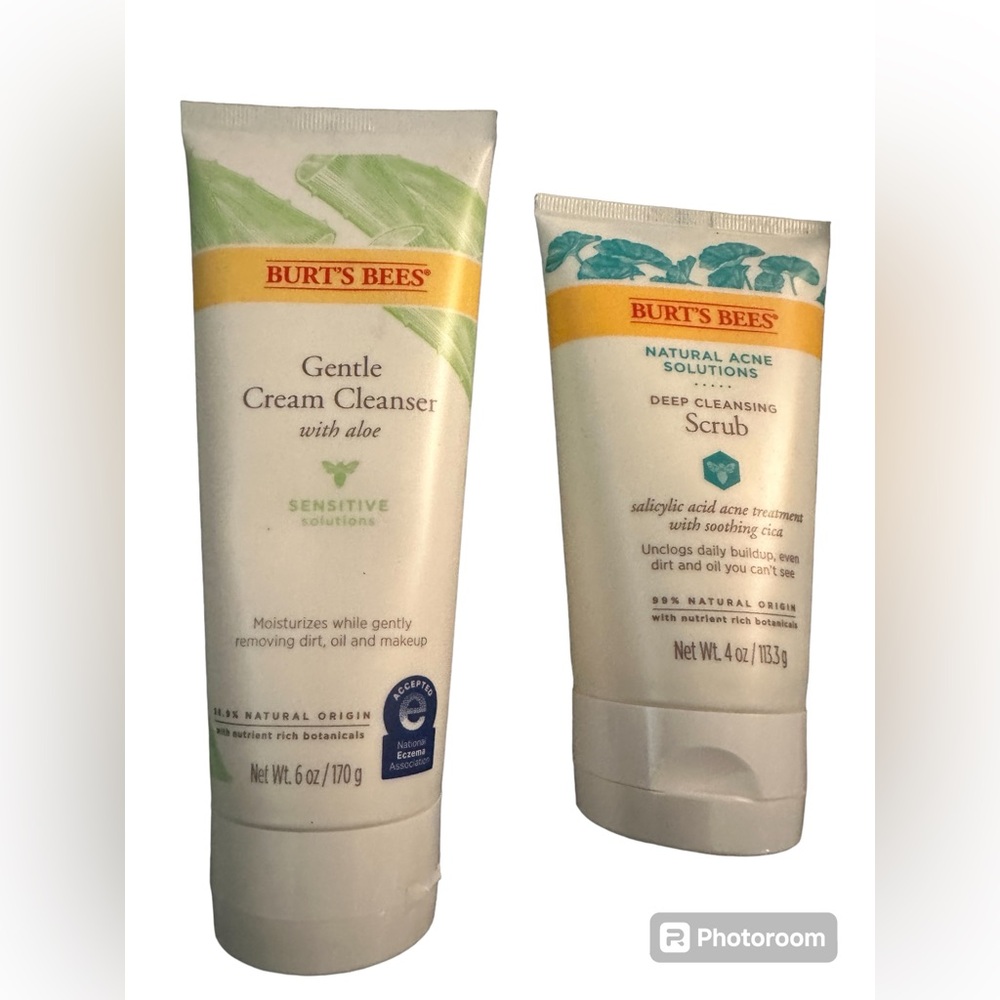 Burt’s Bees Cleanser and Exfoliant Duo| 6oz and 4oz